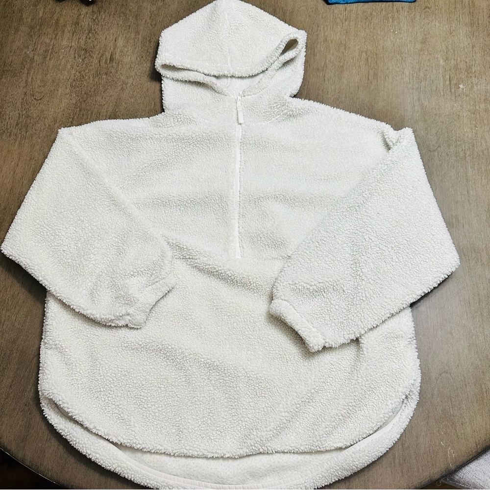 Cozy Cream Sherpa Hooded Sweater